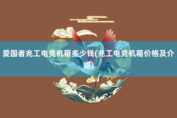 爱国者兆工电竞机箱多少钱(兆工电竞机箱价格及介绍)