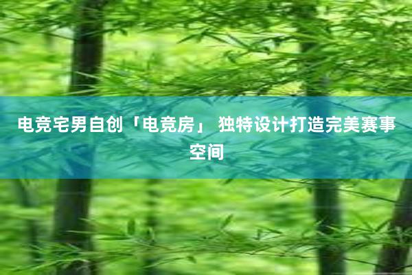 电竞宅男自创「电竞房」 独特设计打造完美赛事空间